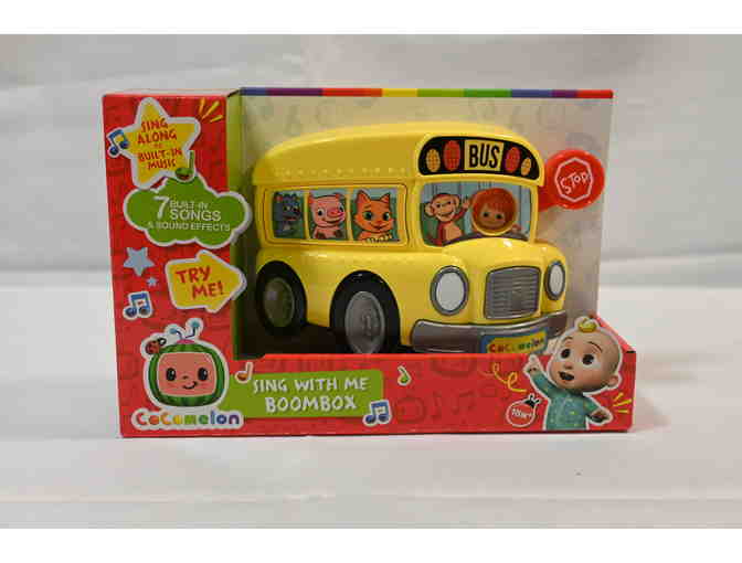 Cocomelon Sing With Me School Bus Boombox