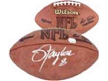 Autographed Lawrence Taylor Football