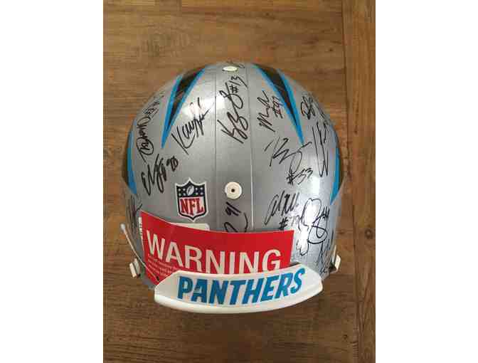 Signed Carolina Panthers Pro Authentic Helmet