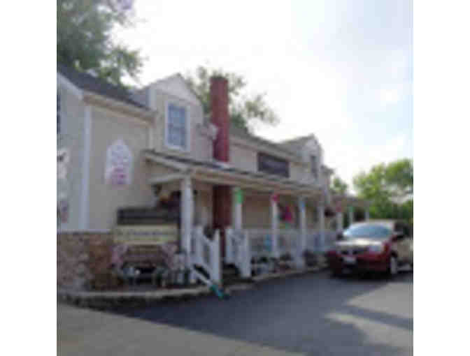 Certificate for one (1) Free gift item in either of their stores in Tinley Park or Mokena