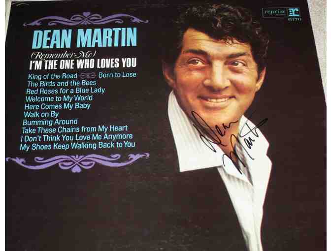 Autographed Dean Martin album and cover - Photo 1