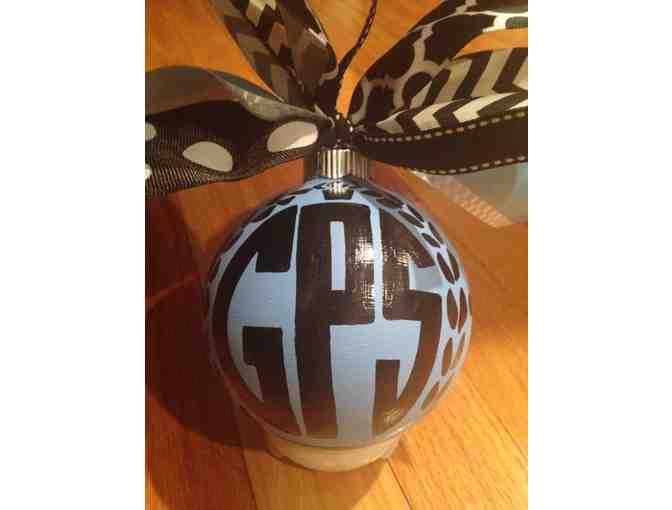 Hand Crafted GPS Glass Ornament