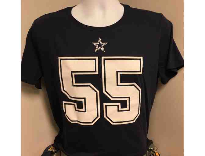 Leighton Vander Esch - Autographed Ladies Dallas Cowboys T-shirt