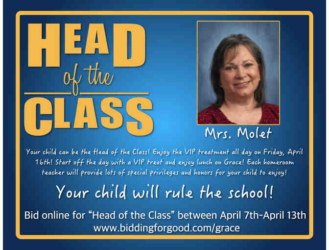 Head of the Class - Ms. Molet