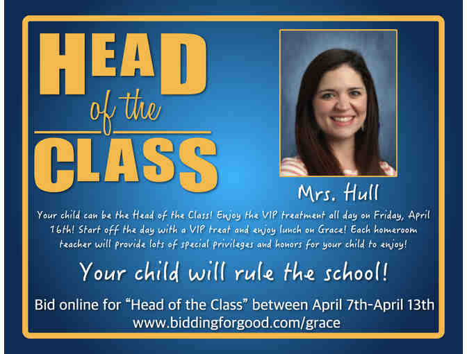 Head of the Class - Mrs. Hull