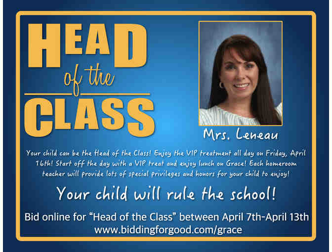Head of the Class - Mrs. Leneau