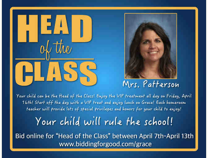 Head of the Class - Mrs. Patterson