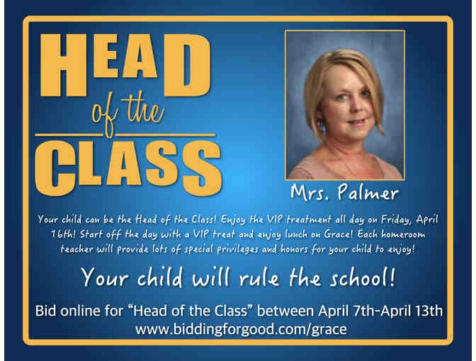 Head of the Class - Mrs. Palmer