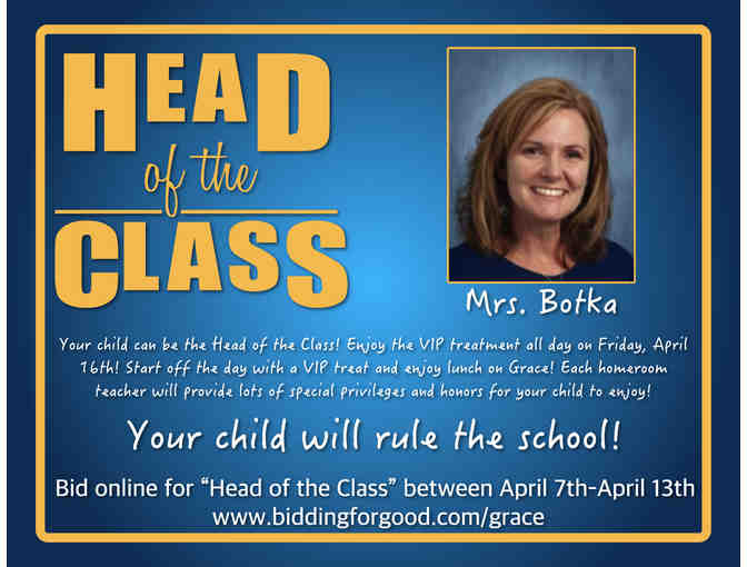 Head of the Class - Mrs. Botka