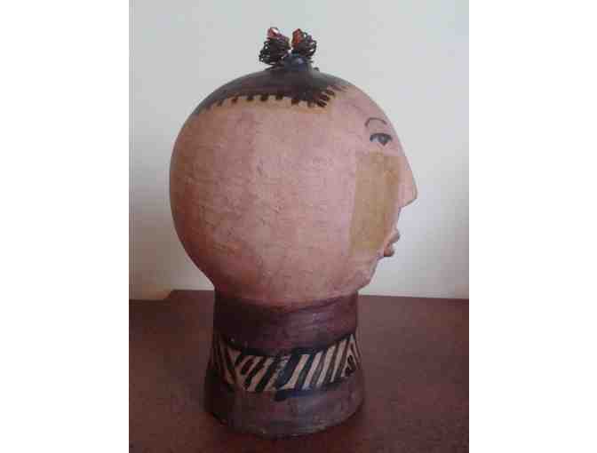 Brazilian Indigenous Head Sculpture