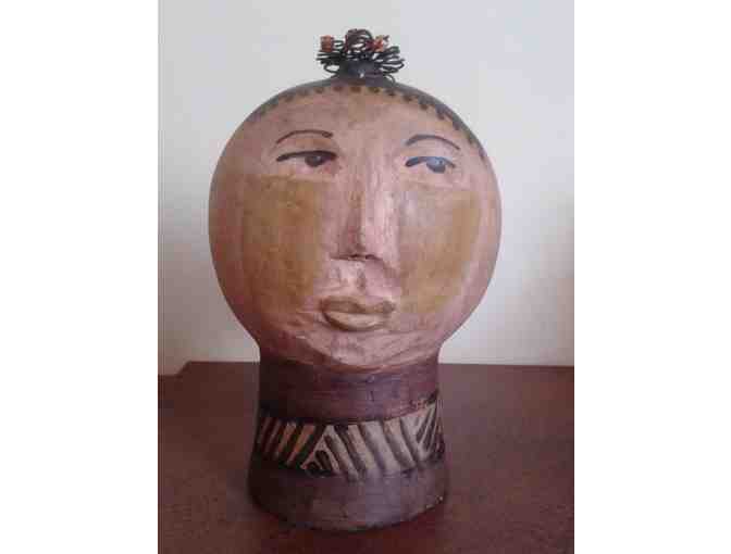 Brazilian Indigenous Head Sculpture