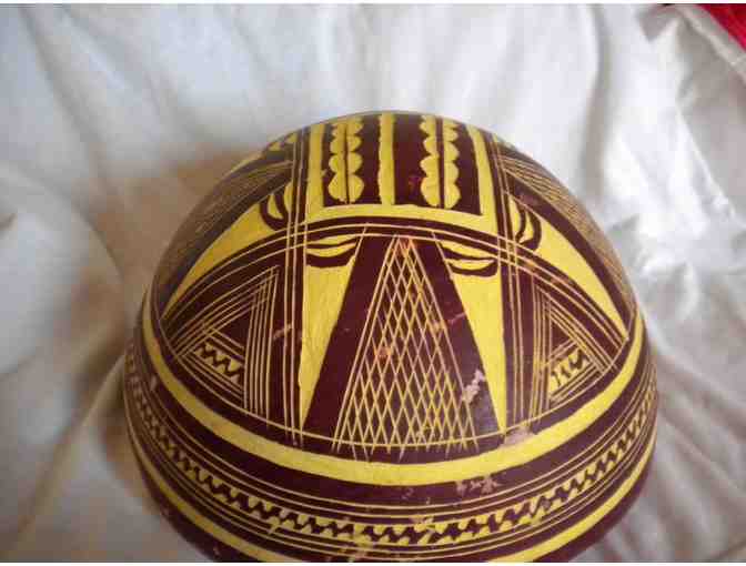 Hand-Carved Gourd from Brazil
