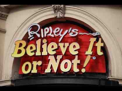 Four (4) tickets to Ripley's Believe It or Not! Museum and 4D Theater - Williamsburg, VA
