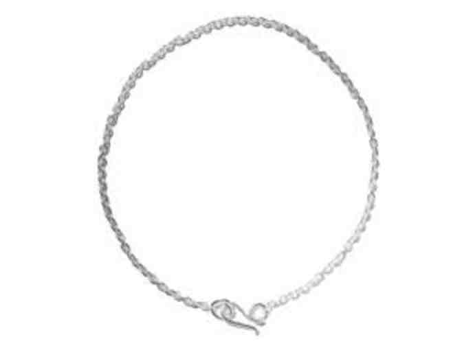 Sapir Bachar Sterling Silver Loop Clasp Necklace