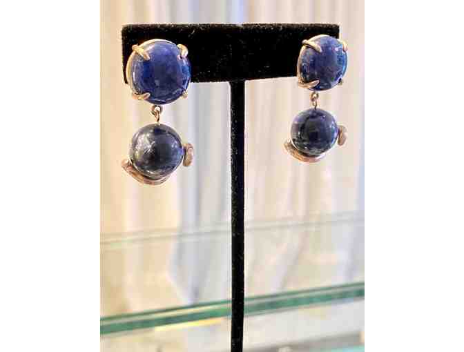 Sapir Bachar Sodalite & Sterling Silver earrings