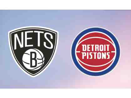 Brooklyn Nets vs Detroit Pistons - April 6 at 7pm
