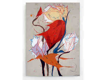 Eva Sozap original artwork donated by GHS parents Anika Selhorst and Joseph Hart