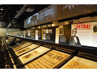 4 General Admission Tickets to the Newseum