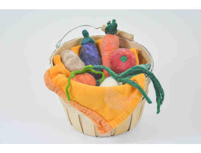 Felted Vegetable Basket by GMWS Parent Handwork
