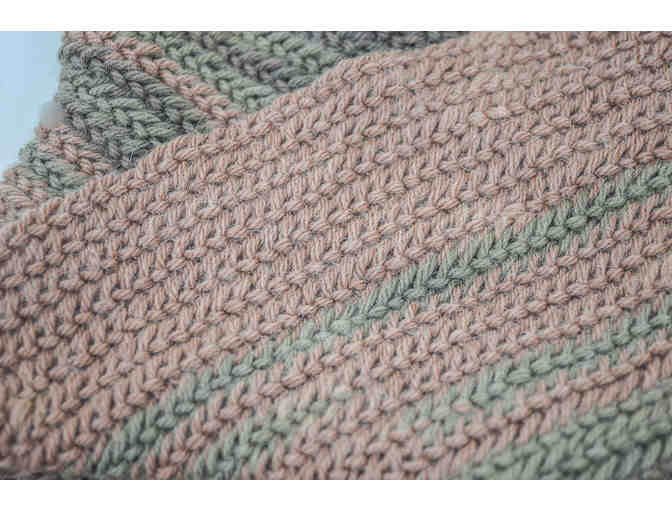 Hand-knit Neck Shawl from Fiber Craft Studio