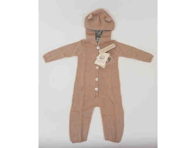 Wolf Suit by Waddler in Old Pink and Grey
