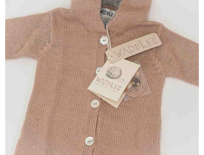 Wolf Suit by Waddler in Old Pink and Grey
