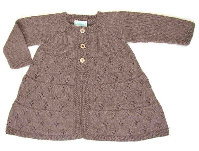 Mademoiselle Coat in Brown by Miou Kids