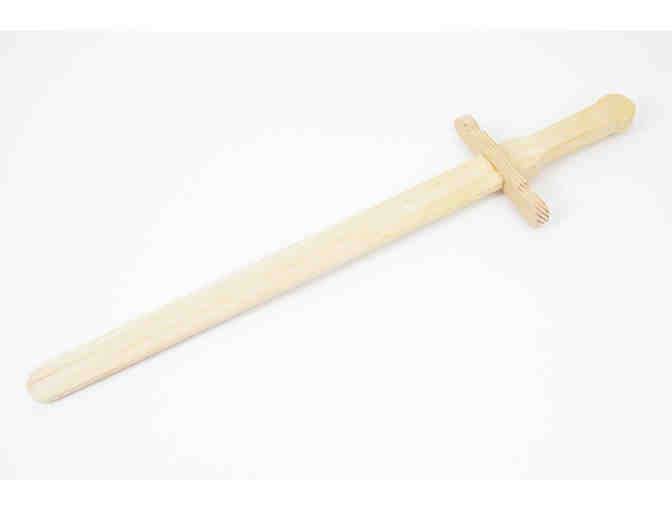 Handmade Wooden Sword and Customizable Shield