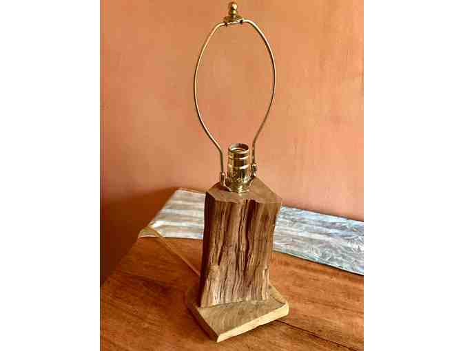 Handcrafted Wooden Lamp