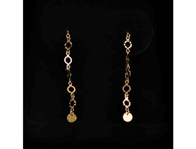 14-Karat Gold Dangly Earrings