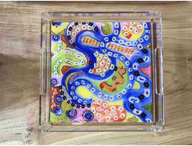Acrylic Display Tray "Blue Wave", by Just Lizzie - Photo 3