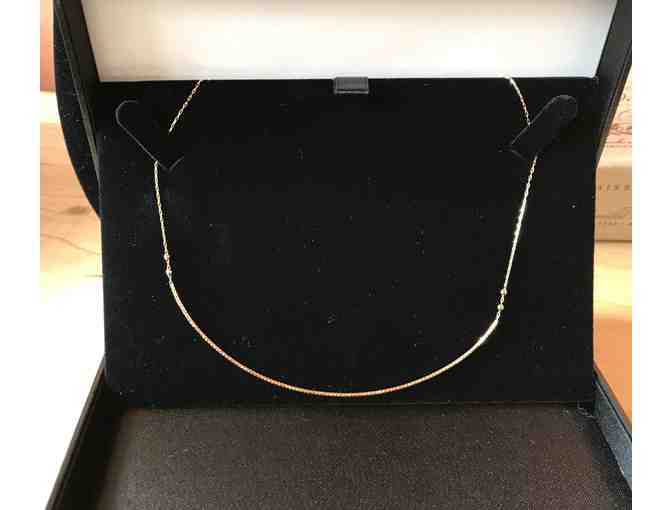 Structured Modern Necklace, 14k Gold