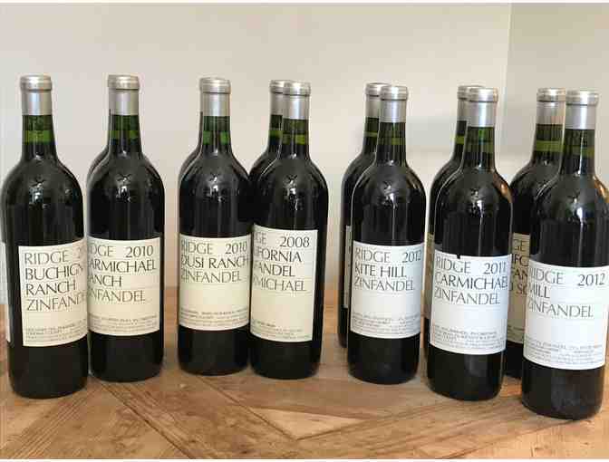 12 bottles of Ridge Winery Zinfandels (2007-2013) - Photo 2