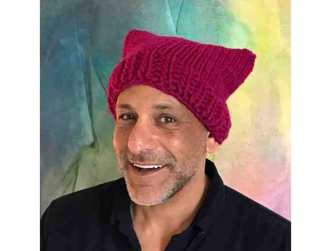 4 Handknit Pink Hats, each sold separately - Photo 1