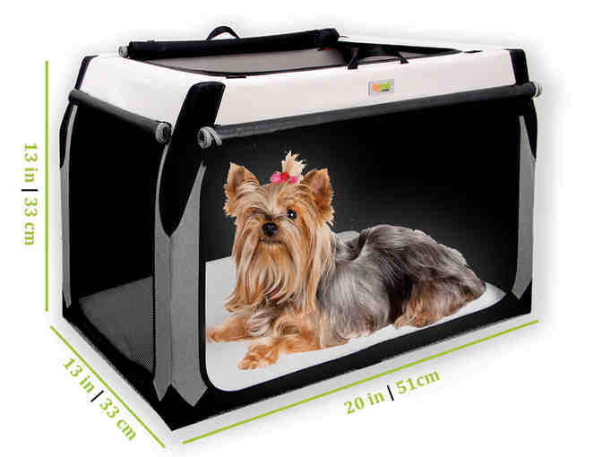 The Foldable Travel Dog Crate by DogGoods - Size S