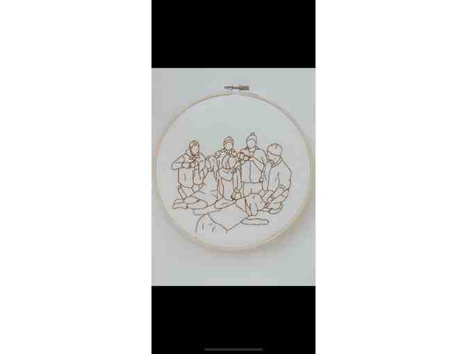 The Gray Spool Custom Embroidered Portrait