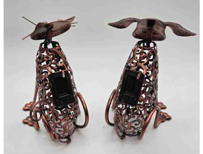 Copper Dog & Cat Solar Lights