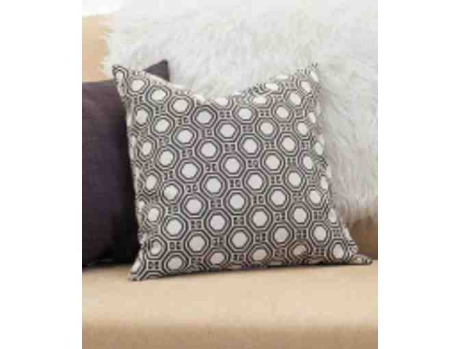 Jo Alcorn Medium Dog Bed and Designer Throw Pillows