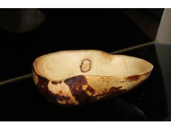 Hand Crafted White Spruce Burl Bowl