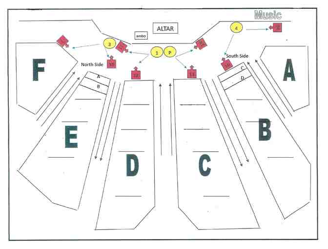 Candlelight Mass 2017 - front pew (north side) for 4-6 adults