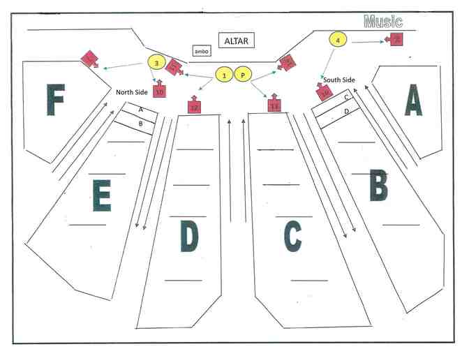 Candlelight Mass 2020 - front pew (SOUTH side) for 4-6 adults