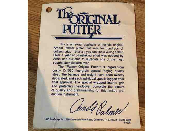 Arnold Palmer Original Putter Commemorative Edition