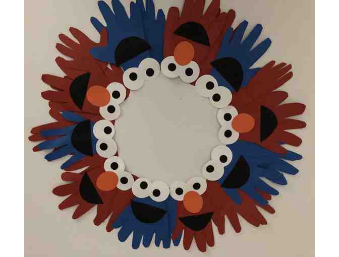 ELC - Sesame Street Wreath (P0A-P1A-P2A) &N Wall Decor