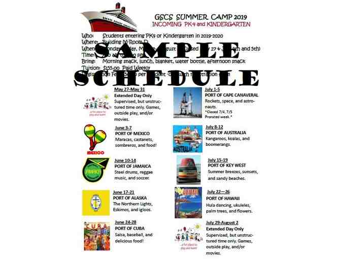 Summer Camp 2020: PK4 & K Registration and Any One Week Tuition