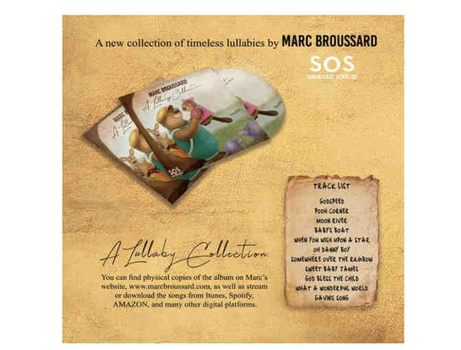 Marc Broussard - A Lullaby Collection CD + signed book bundle