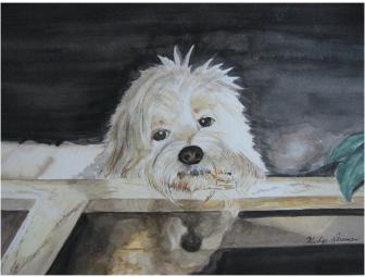 Pet Portrait by Midge Reisman