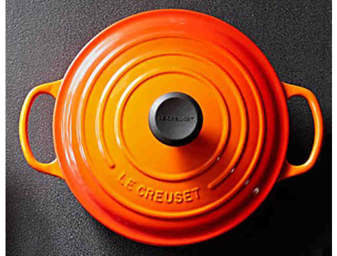 Le Creuset Signature Round Wide Dutch Oven, 3 1/2-Qt., Flame
