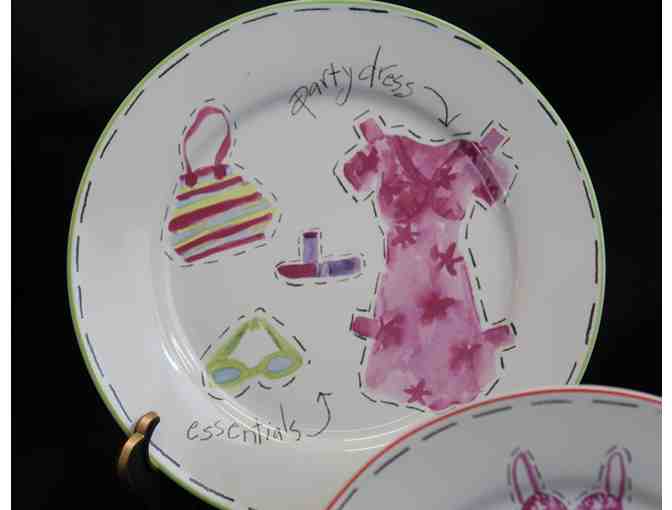 Paper Dolls Plates By Rosanna