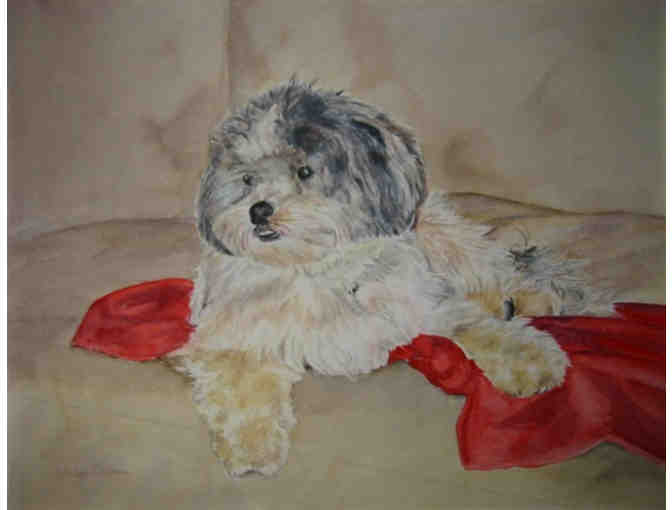 Pet Portrait by Midge Reisman