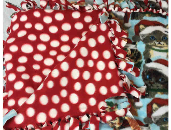 Christmas Kitty Fleece